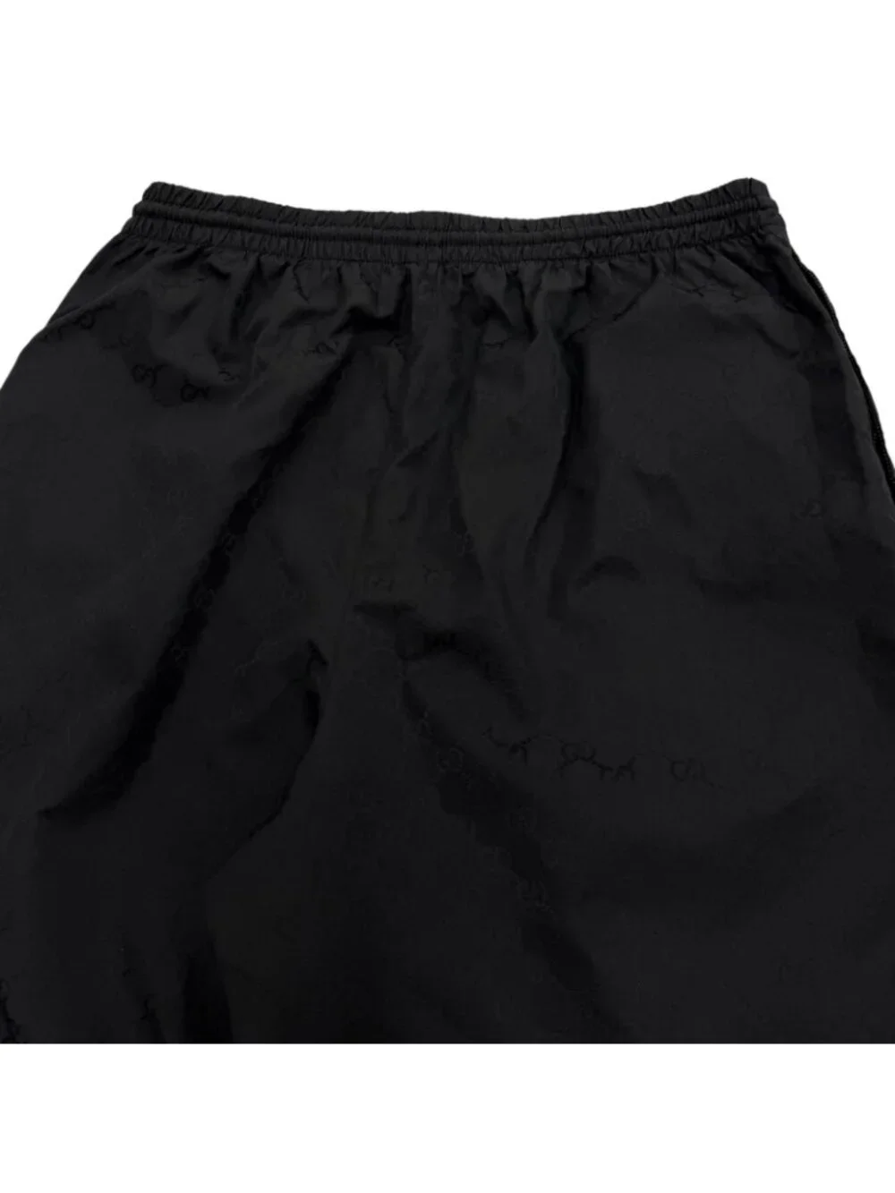 Gucci Silk Blend GG Cotton Faille Shorts Black 46